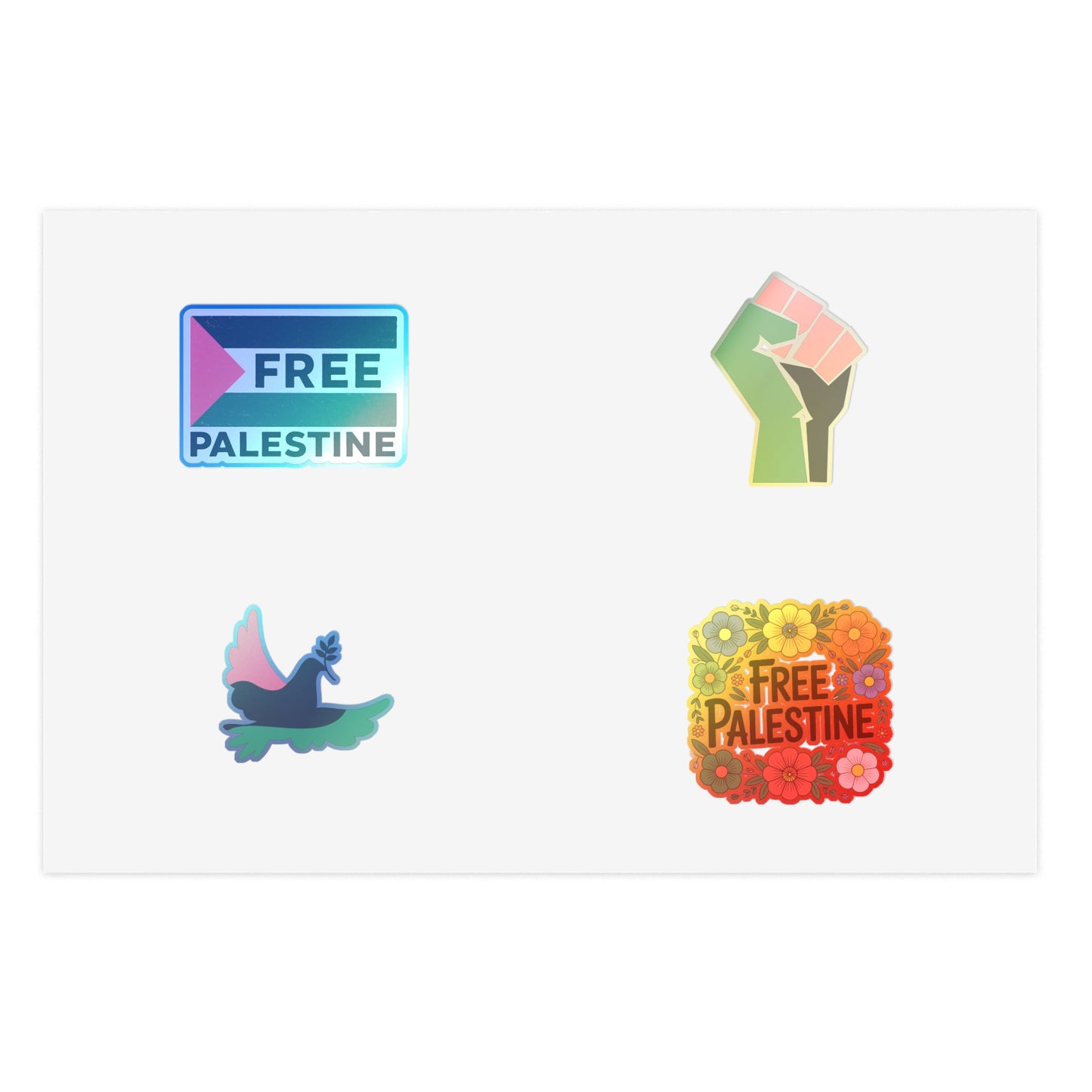 Sticker Sheets - Empowering Palestine Designs